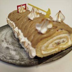 Bûches forêt blanche